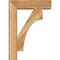 Ekena Millwork Westlake Block Rough Sawn Bracket w/ Offset Brace, Western Red Cedar, 6"W x 20"D x 28"H BKT0604X20X28WTL05RWR - alternate 3